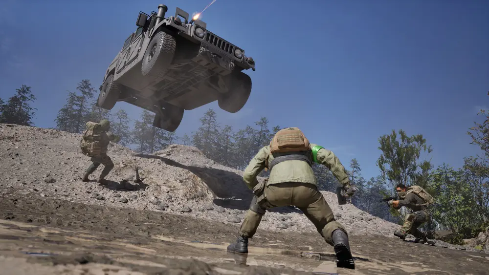 Official WARDOGS promotional in-game scene from its Steam media gallery